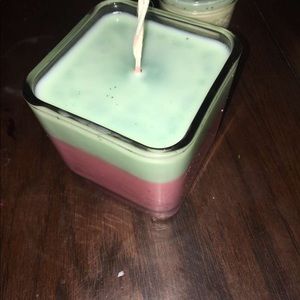 Watermelon homemade candle